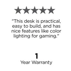 Emerge Vizon 47" Gaming Desk, Black (59260) -Ergot Office Furniture Shop B802790B 2055 4310 B3841B27E33CCDCE s7