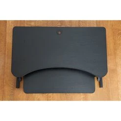 Rocelco 37.5" Deluxe Height Adjustable Standing Desk Converter, Large Retractable Keyboard Tray, Black (R DADRB) -Ergot Office Furniture Shop BB84EF34 95EF 4133 AB91FC82DF996242 s7