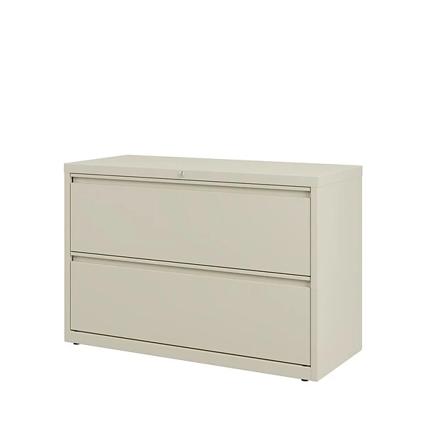 Quill Brand® 2-Drawer Lateral File Cabinet, Letter/Legal, Putty, 42"W (20058D) 2 Quill Brand® 2-Drawer Lateral File Cabinet, Letter/Legal, Putty, 42"W (20058D) - Image 2
