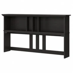 Bush Furniture Salinas 60W Hutch For L Shaped Desk, Vintage Black (SAH160VB-03)