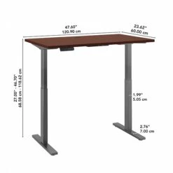 Bush Business Furniture Move 60 Series 27''-47'' Adjustable Standing Desk, Harvest Cherry (M6S4824CSBK) 11 Bush Business Furniture Move 60 Series 27''-47'' Adjustable Standing Desk, Harvest Cherry (M6S4824CSBK) -Ergot Office Furniture Shop C3ACEEE0 CAC1 4EA5 B711952470A5DFDA s7