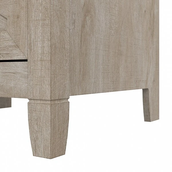 Bush Furniture Key West 34" Corner Desk With Bookcase And Lateral File Cabinet Bundle, Washed Gray (KWS050WG) 8 Bush Furniture Key West 34" Corner Desk With Bookcase And Lateral File Cabinet Bundle, Washed Gray (KWS050WG) - Image 8