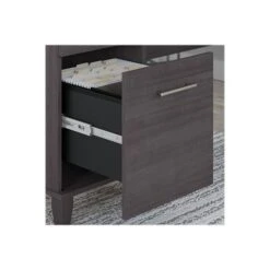 Bush Furniture Somerset 60"W L-Shaped Desk With Storage, Storm Gray (WC81530K) 13 Bush Furniture Somerset 60"W L-Shaped Desk With Storage, Storm Gray (WC81530K) -Ergot Office Furniture Shop C6060A1C C625 4705 BFD71FFAC5173527 s7