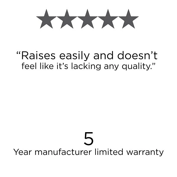 Union & Scale™ FlexFit™ 27" Adjustable Desk Riser, Black (UN45516-CC) 6 Union & Scale™ FlexFit™ 27" Adjustable Desk Riser, Black (UN45516-CC) - Image 6