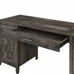 Bush Furniture Key West 54" Computer Desk With Keyboard Tray And Storage, Dark Gray Hickory (KWD154GH-03) -Ergot Office Furniture Shop CC83F0D0 5D04 4490 A91D31AD8E529808 s7