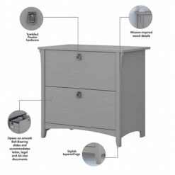 Bush Furniture Salinas Lateral File Cabinet, Cape Cod Gray (SAF132CG-03) 10 Bush Furniture Salinas Lateral File Cabinet, Cape Cod Gray (SAF132CG-03) -Ergot Office Furniture Shop D6A96647 47A3 4C81 BF4067BB8F69AE53 s7