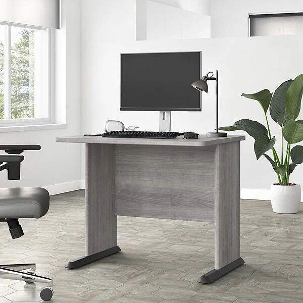 Bush Business Furniture Studio A 36"W Small Computer Desk, Platinum Gray (SDD136PG) 1 Bush Business Furniture Studio A 36"W Small Computer Desk, Platinum Gray (SDD136PG)