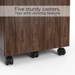 Union & Scale™ Essentials 3-Drawer Vertical File Cabinet, Mobile/Pedestal, Letter/Legal, Espresso, 21" (UN56981) -Ergot Office Furniture Shop D794063A 6798 42BC B43E04781FE06AD6 s7