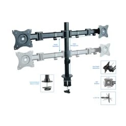 Rocelco 37"W Deluxe Adjustable Desk Riser With Energizing Anti-Fatique Mat And Dual Articulating Monitor Mount (R DADRB-DM2-MAF) 13 Rocelco 37"W Deluxe Adjustable Desk Riser With Energizing Anti-Fatique Mat And Dual Articulating Monitor Mount (R DADRB-DM2-MAF) -Ergot Office Furniture Shop E2BFFF5C E38E 4385 8F86E6F6D157C422 s7