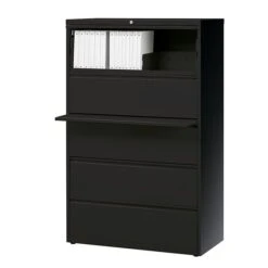 Quill Brand® HL8000 Commercial 5-Drawer Lateral File Cabinet, Locking, Letter/Legal, Black, 36"W (21754D) 15 Quill Brand® HL8000 Commercial 5-Drawer Lateral File Cabinet, Locking, Letter/Legal, Black, 36"W (21754D) -Ergot Office Furniture Shop E65FFCD0 46B5 462D 85BAF1B4A143F524 s7