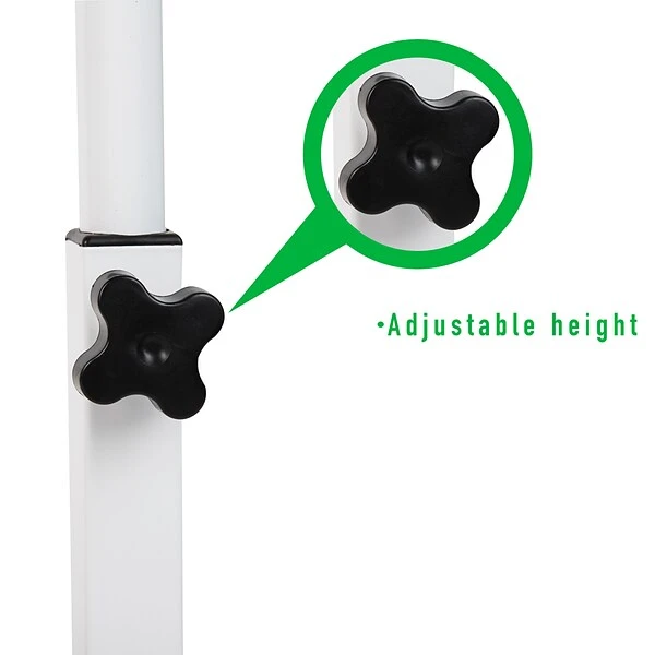 Mind Reader Woodland Collection 23.75 Mixed Materials Rectangular Computer Desk, Brown/White, Each (OBRJUST-BRN) 5 Mind Reader Woodland Collection 23.75 Mixed Materials Rectangular Computer Desk, Brown/White, Each (OBRJUST-BRN) - Image 5