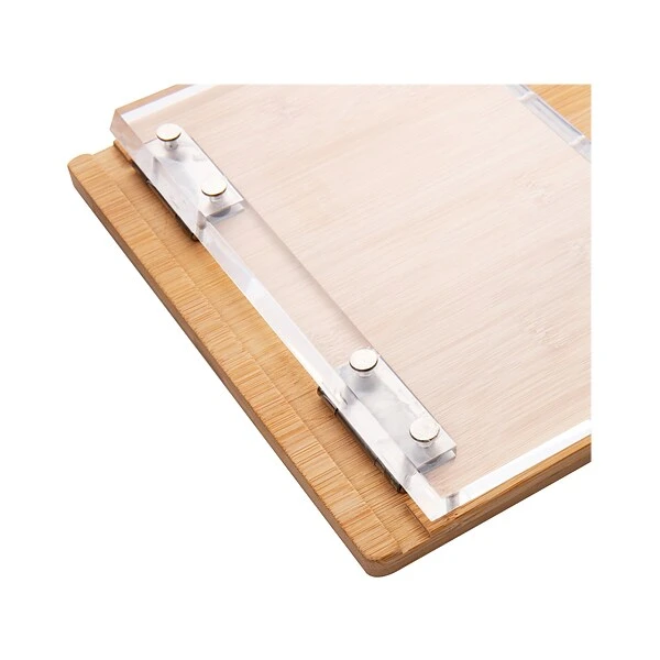 Mind Reader Modern Collection Monitor Stand, Brown/Clear (MODMONSTA-BRN) 1 Mind Reader Modern Collection Monitor Stand, Brown/Clear (MODMONSTA-BRN)