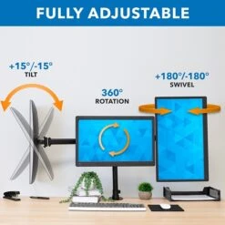 Mount-It! Triple Monitor Mount 3 Screen Desk Stand (MI-1753) -Ergot Office Furniture Shop FCC17765 CECC 4CB6 AFE0530667F70F68 s7