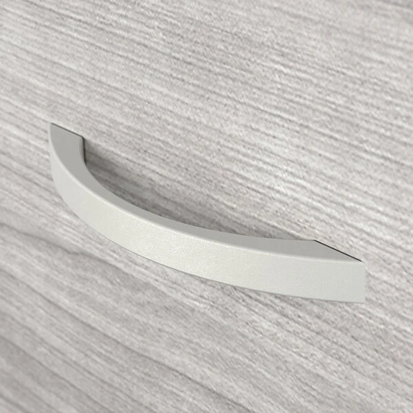 Bush Business Furniture Studio A 72"W Computer Desk With 3-Drawer Mobile File Cabinet, Platinum Gray (STA004PGSU) 6 Bush Business Furniture Studio A 72"W Computer Desk With 3-Drawer Mobile File Cabinet, Platinum Gray (STA004PGSU) - Image 6