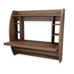 Prepac 42'' W L-Shape Metal Transitional Wall Mounted Desk, Espresso (EEHW-0200-1) -Ergot Office Furniture Shop m000070378 s7