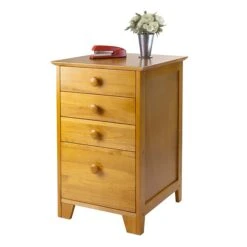 Winsome Studio Wood Filing Cabinet, Honey -Ergot Office Furniture Shop m000116075 s7