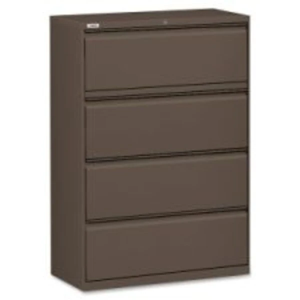 Lorell Fortress Series 42'' Lateral File, Medium Tone, 4 X File Drawer(s) 1 Lorell Fortress Series 42'' Lateral File, Medium Tone, 4 X File Drawer(s)