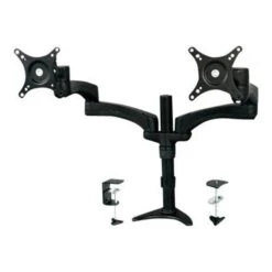 StarTech ARMDUAL Articulating Dual Monitor Arm; Grommet/Desk Mount W/Cable Management & Height Adj