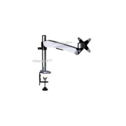 Mount-It! Modular Desk Mount Adjustable Monitor Arm, Up To 24" Monitors, Gray/Silver (MI-34116)