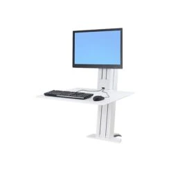 Ergotron® WorkFit-SR 33-415-062 24" Single Monitor Sit-Stand Desktop Workstation