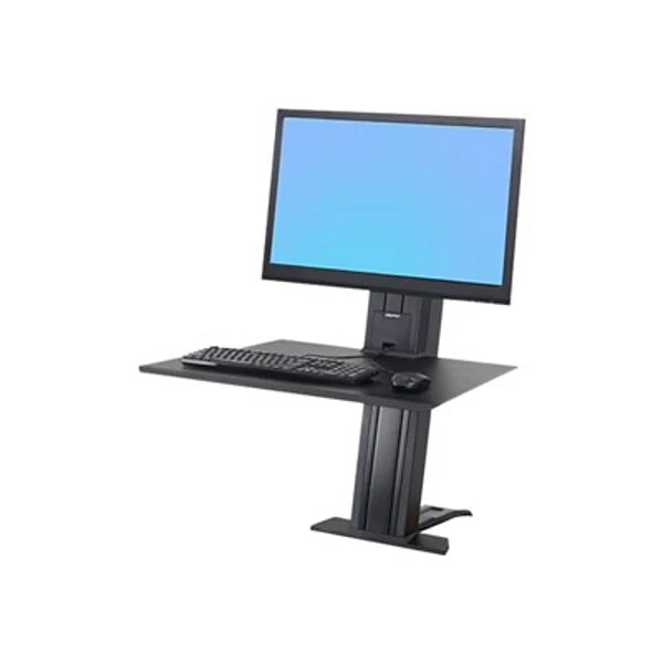Ergotron® WorkFit-SR 33-415-085 24" Single Monitor Sit-Stand Desktop Workstation 1 Ergotron® WorkFit-SR 33-415-085 24" Single Monitor Sit-Stand Desktop Workstation