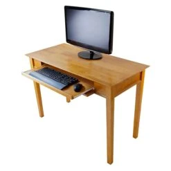 Winsome Studio Beech Wood Computer Desk, Honey -Ergot Office Furniture Shop m004919677 s7