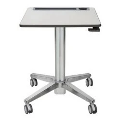 Ergotron LearnFit 24"W Sit-Stand Adjustable Desk, Melamine/Laminate (24-547-003)