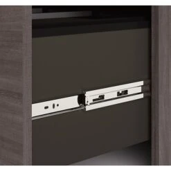 Dayton By Bestar® 62"W L-Shaped Desk In Bark Gray (88420-47) -Ergot Office Furniture Shop m005720449 s7