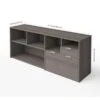 Bestar® I3 Plus Credenza In Bark Gray (160610-1147)
