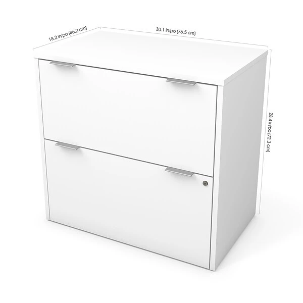 Bestar I3 Plus Lateral File In White (160630-1117) 1 Bestar I3 Plus Lateral File In White (160630-1117)