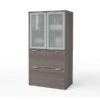 Bestar I3 Plus Lateral File With Storage Cabinet In Bark Gray (160870-47)
