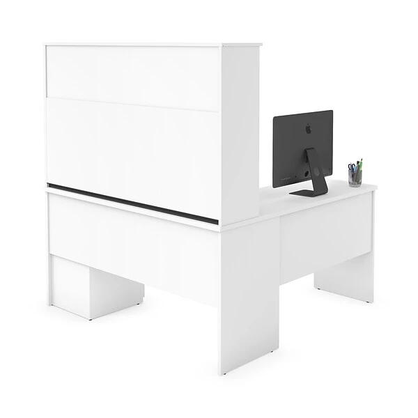 Bestar Innova Plus L-Shaped Desk In White (92421-17) 2 Bestar Innova Plus L-Shaped Desk In White (92421-17) - Image 2