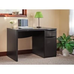 Bush Furniture Montrese Computer Desk, Classic Black (MY72717-03)