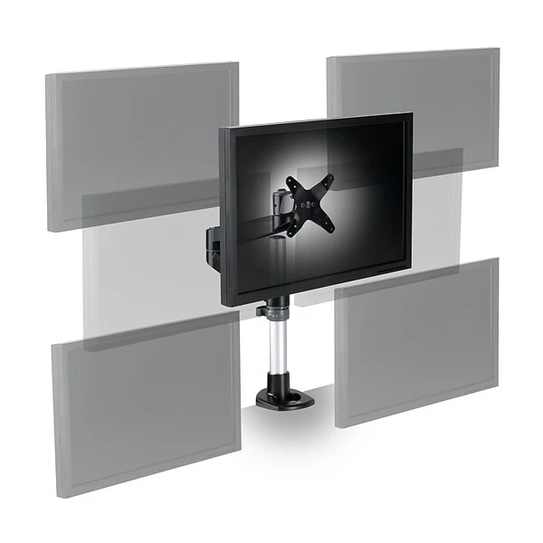3M™ Dual-Swivel Monitor Arm, Grasp Monitor To Adjust Tilt, Rotate, Swivel, Holds Monitors Up To 30 Lbs. And =27" (MA140MB) 1 3M™ Dual-Swivel Monitor Arm, Grasp Monitor To Adjust Tilt, Rotate, Swivel, Holds Monitors Up To 30 Lbs. And =27" (MA140MB)