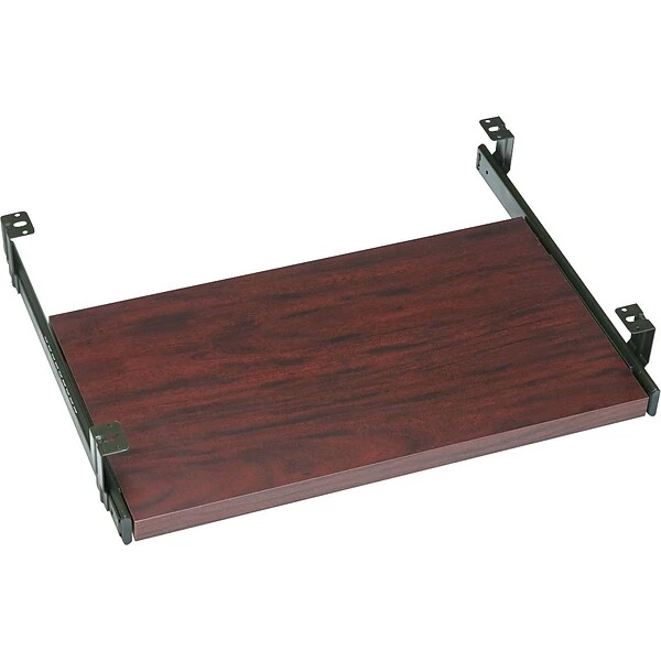 Global Pullout Keyboard Shelf, Mahogany, 3 1/2"H X 20"W X 11"D 1 Global Pullout Keyboard Shelf, Mahogany, 3 1/2"H X 20"W X 11"D