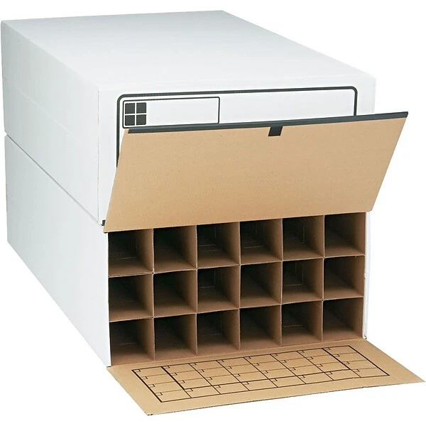 Safco® Tube-Stor Fiberboard Files, 18 Tube File 1 Safco® Tube-Stor Fiberboard Files, 18 Tube File