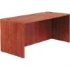 Alera Valencia Series Executive Suites In Medium Cherry, Straight Front Desk Shell, 66"W