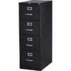 Quill Brand® Commercial 4 File Drawer Vertical File Cabinet, Locking, Black, Legal, 26.5"D (13450D)