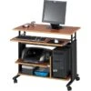 Safco Muv Mini Tower 36" Workstation Desk, Cherry (1927CY)