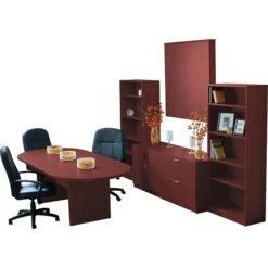 Offices To Go 2-Drawer Lateral File Cabinet, Letter/Legal, American Mahogany, 36"W (TDSL3622LFAML)