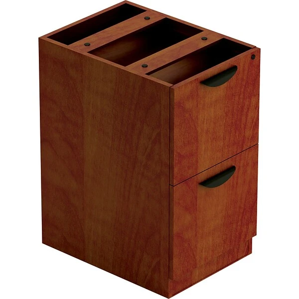 Offices To Go Superior Laminate Desking File/File Pedestal, American Dark Cherry, 15" (TDSL22FFADC) 1 Offices To Go Superior Laminate Desking File/File Pedestal, American Dark Cherry, 15" (TDSL22FFADC)