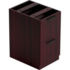Global Offices To Go® Superior File Pedestal, American Mahogany (TDSL22FFAML0)