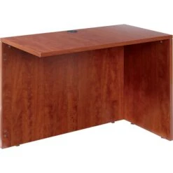 Alera® Valencia Series Reversible Return/Bridge Shell, 42w X 23-5/8d, Medium Cherry -Ergot Office Furniture Shop s0503107 s7