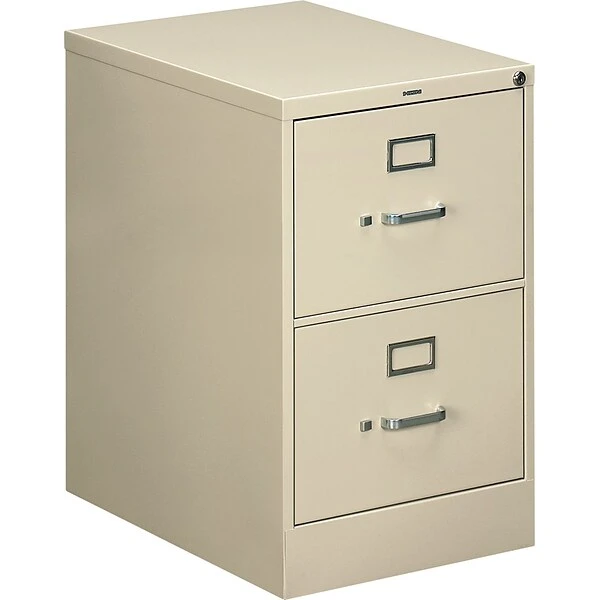 HON 510 Series 2 Drawer Vertical File Cabinet, Legal, Putty, 25"D (H512CPL) 2 HON 510 Series 2 Drawer Vertical File Cabinet, Legal, Putty, 25"D (H512CPL) - Image 2