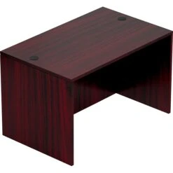 GIS Superior 48" W Computer Desk Shell, American Mahogany (TDSL4830DS-AML)