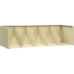 Datum ThinStak® Open Shelf File; 36"W, Letter Size, Bone White