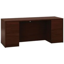 HON® 10500 Series Double Credenza, Mahogany, 29 1/2"H X 72"W X 24"D (H105900NN)