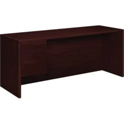HON 10500 Series72"W Left Credenza, Mahogany (H10546LNN)