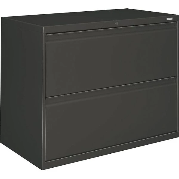 Hon® Brigade® 800 Series 2-Drawer Lateral File Cabinet, Charcoal, Letter/Legal (882LS) 1 Hon® Brigade® 800 Series 2-Drawer Lateral File Cabinet, Charcoal, Letter/Legal (882LS)