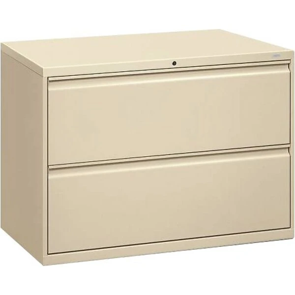 Hon® Brigade® 800 Series 2-Drawer Lateral File Cabinet, Putty, Letter/Legal (892LL) 2 Hon® Brigade® 800 Series 2-Drawer Lateral File Cabinet, Putty, Letter/Legal (892LL) - Image 2